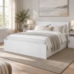 ⁦سرير وايت 160 سم – White Bed 160 cm⁩ - الصورة ⁦5⁩