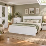 ⁦سرير وايت 180 سم – White Bed 180 cm⁩ - الصورة ⁦2⁩