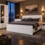 ⁦سرير وايت 180 سم – White Bed 180 cm⁩ - الصورة ⁦4⁩