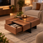 ⁦ترابيزة قهوة كمبو بأدراج – Combo Coffee Table⁩ - الصورة ⁦2⁩