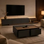 ⁦طقم ماج: ترابيزة ووحدة تليفزيون – MAG Collection⁩ - الصورة ⁦2⁩