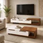 ⁦طقم سوبر: ترابيزة ووحدة تليفزيون – Super Collection⁩ - الصورة ⁦2⁩