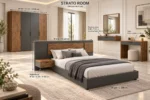 ⁦غرفة نوم ستراتو – Strato Bedroom Set⁩ - الصورة ⁦7⁩